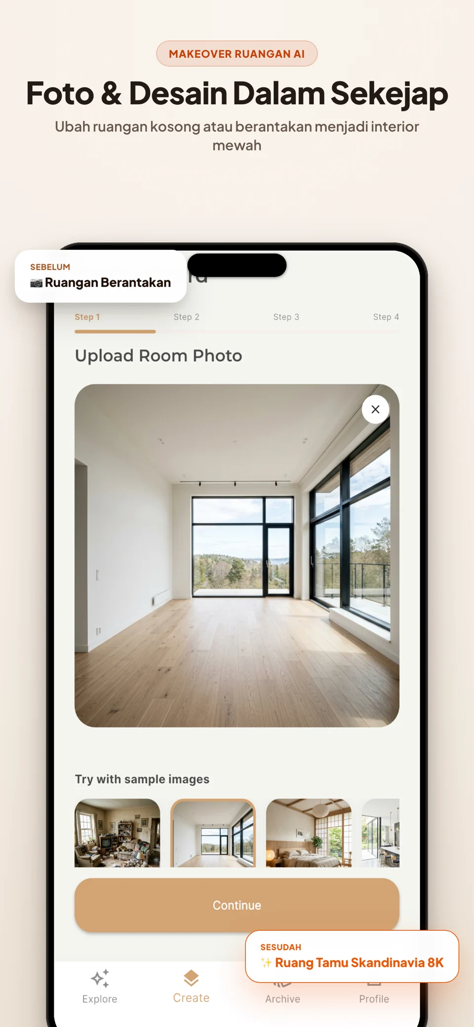 AI Desain Rumah: Interior 3D — Tangkapan layar 2