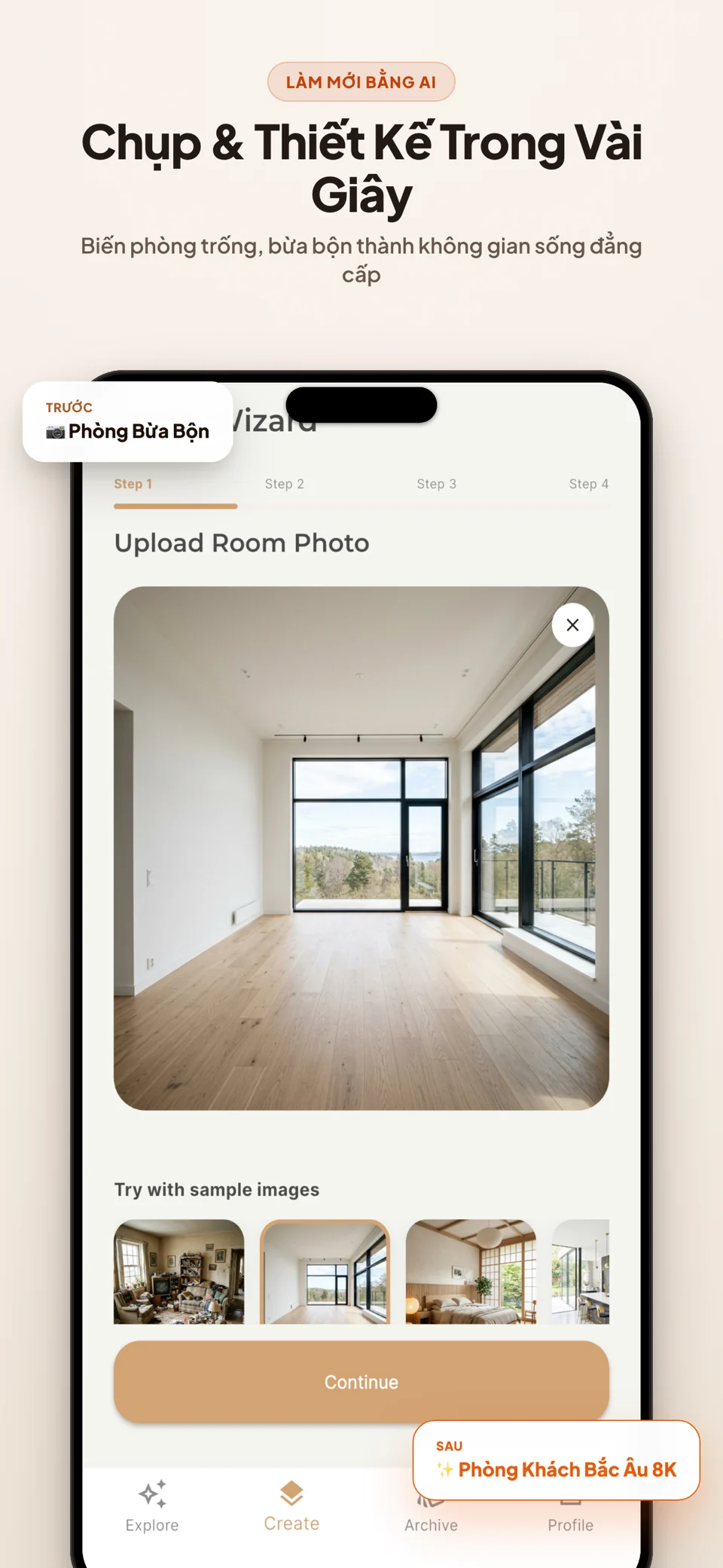 AI Home Design: Thiết Kế Phòng — Ảnh chụp ứng dụng 2