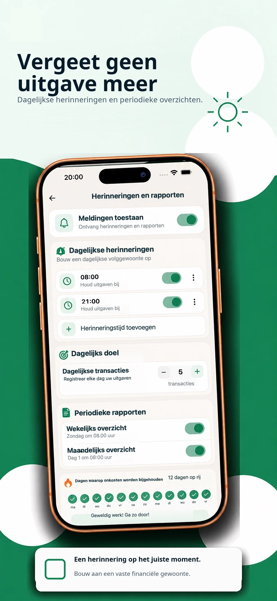Money Locket: Uitgaven — 7