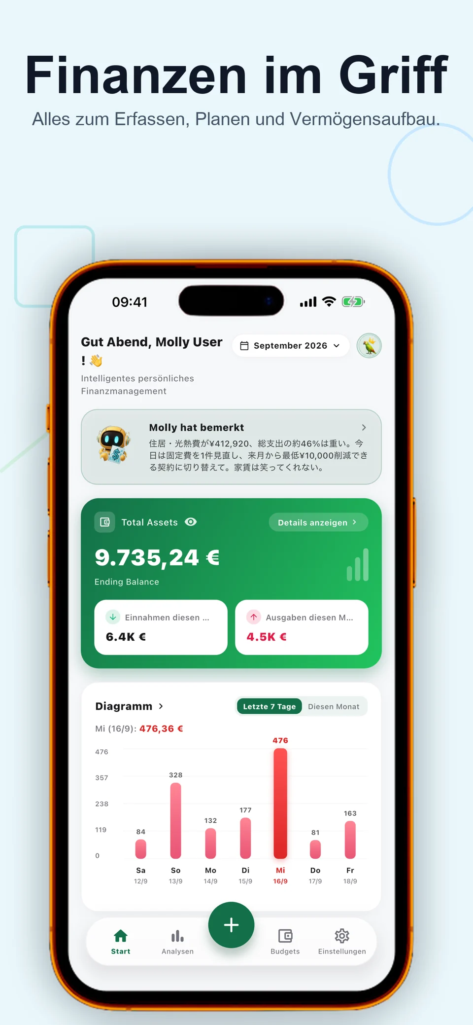 Bolly: AI Haushaltsbuch — 4