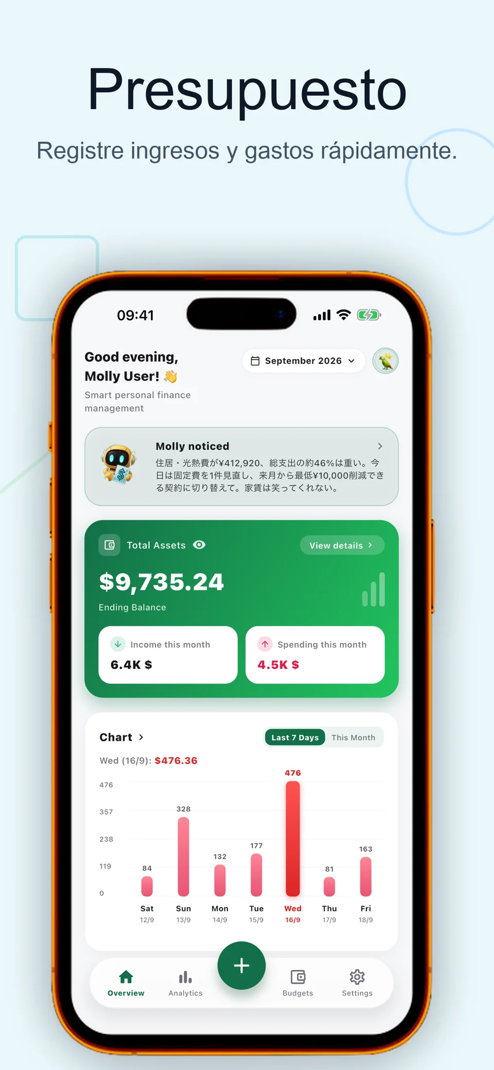 Bolly: AI Expense Tracker — 3