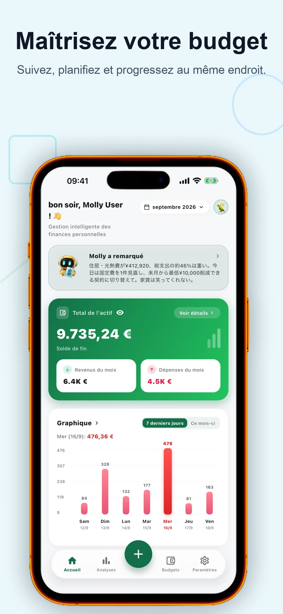 Bolly: Gestion Budget & AI — 3