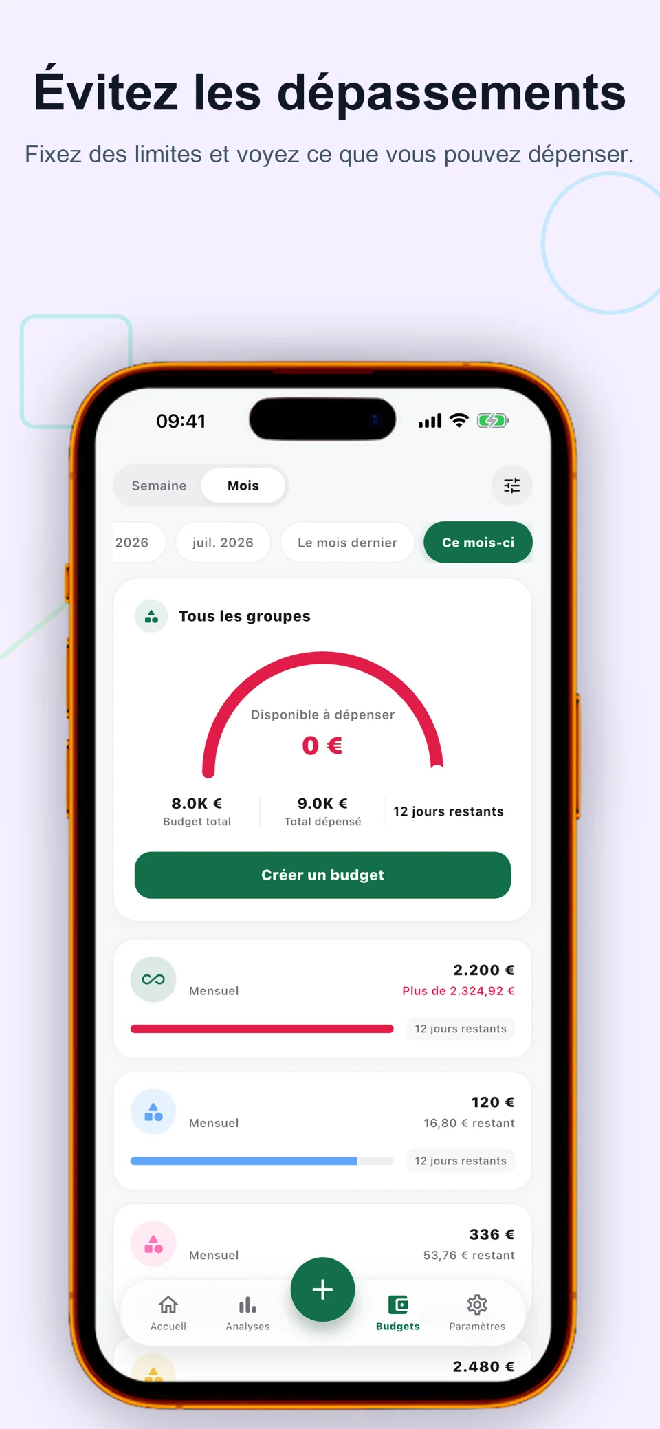 Bolly: Gestion Budget & AI — 6