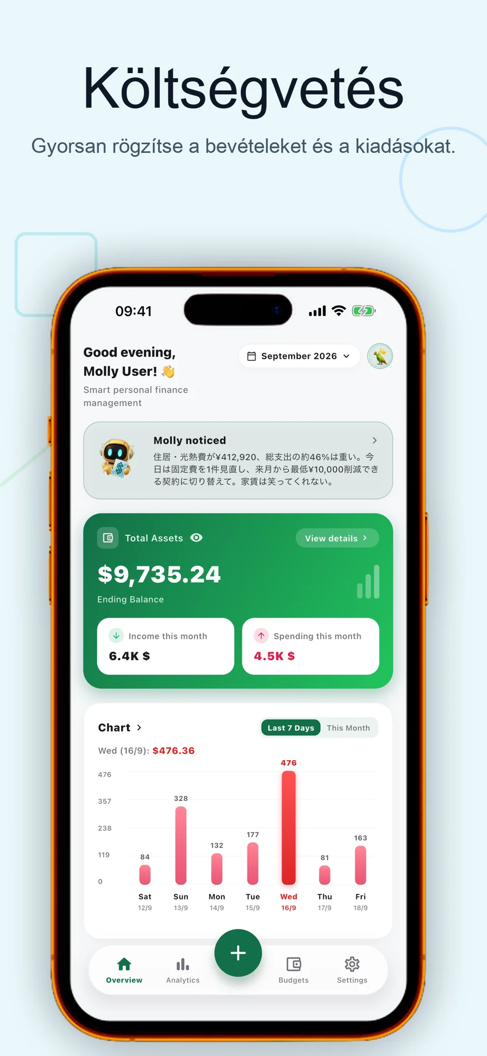 Bolly: AI Expense Tracker — Képernyőképek 2