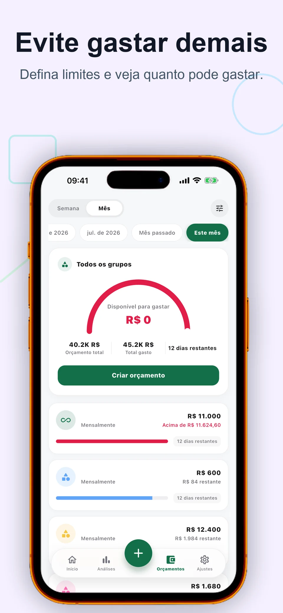 Bolly: Controle Financeiro — 6
