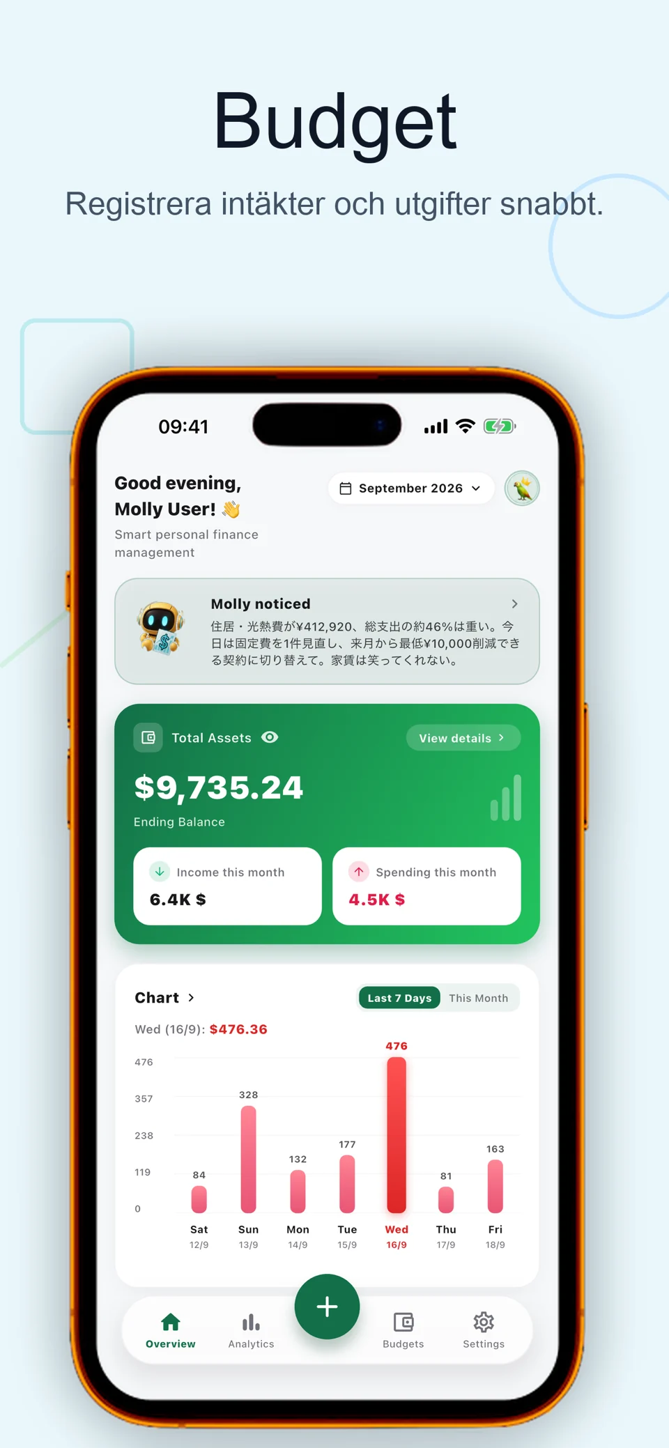 Bolly: AI Expense Tracker — 3