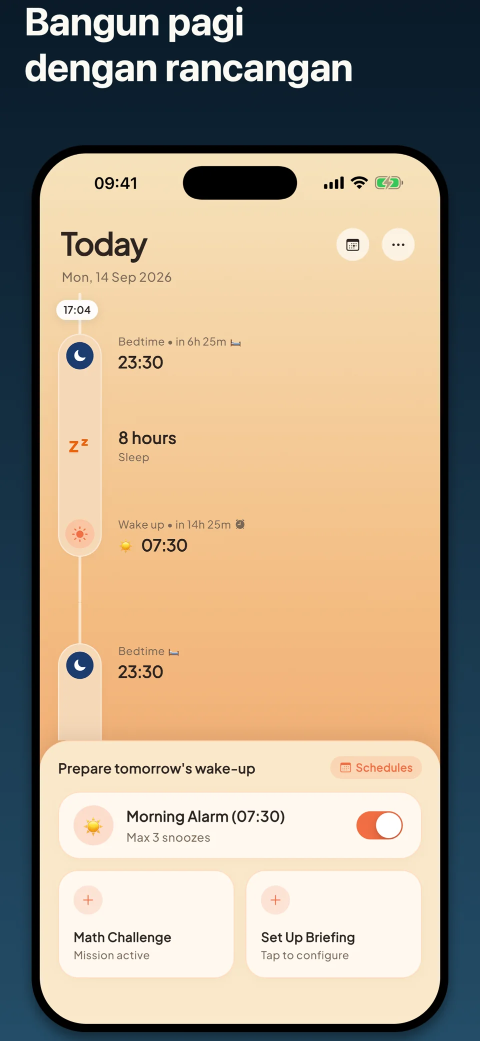 Smart Awake: Jam Penggera AI — 1