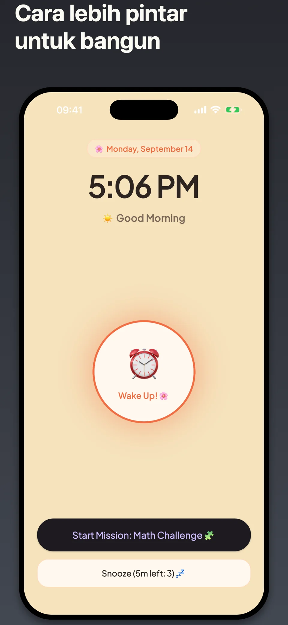 Smart Awake: Jam Penggera AI — 3