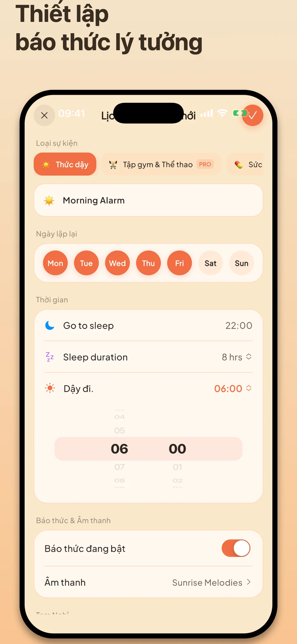 Smart Awake: Báo Thức AI — 2