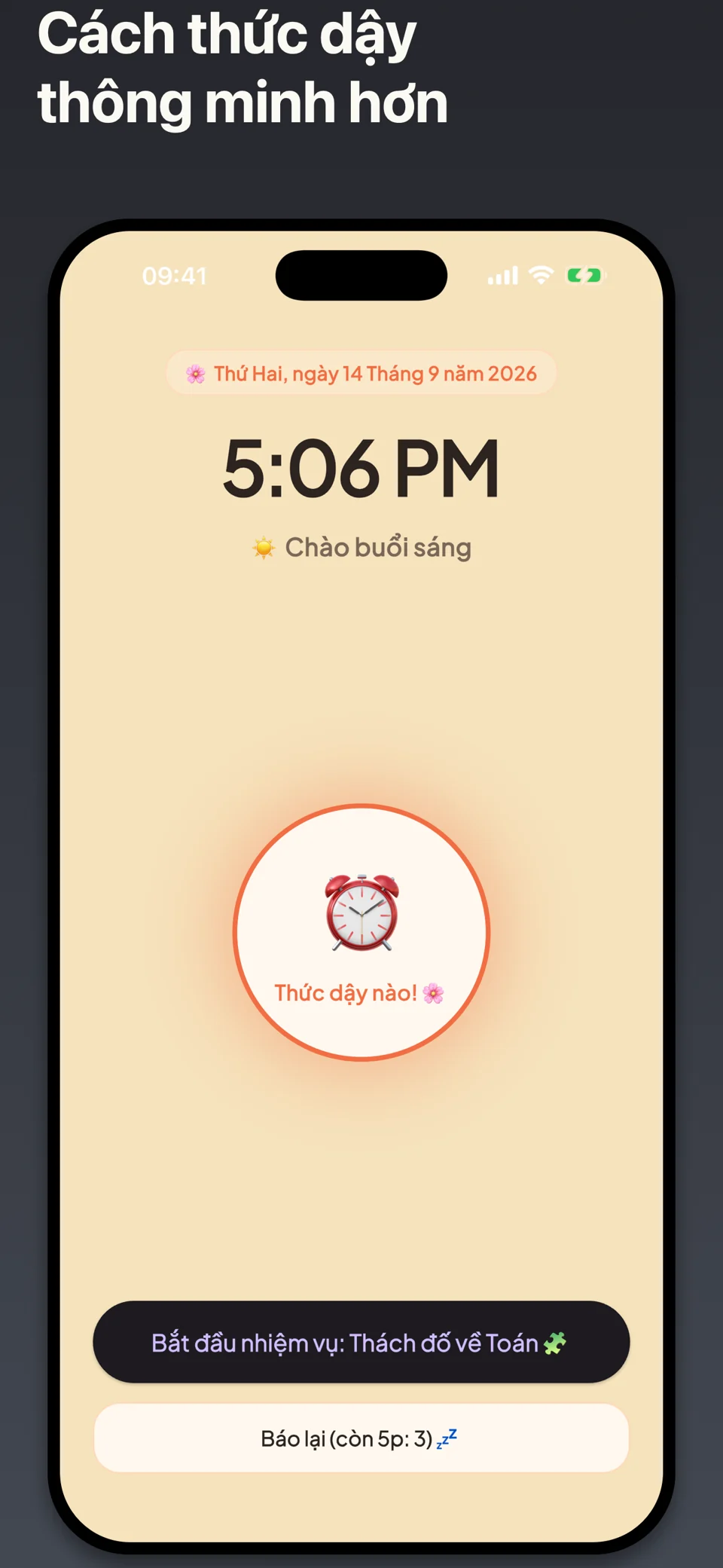 Smart Awake: Báo Thức AI — 3