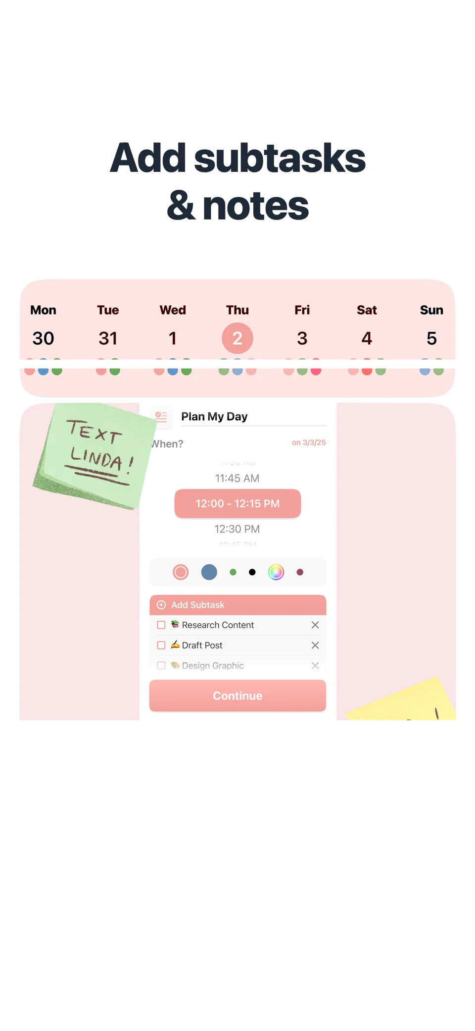 Work Planner: Daily Schedule — 5