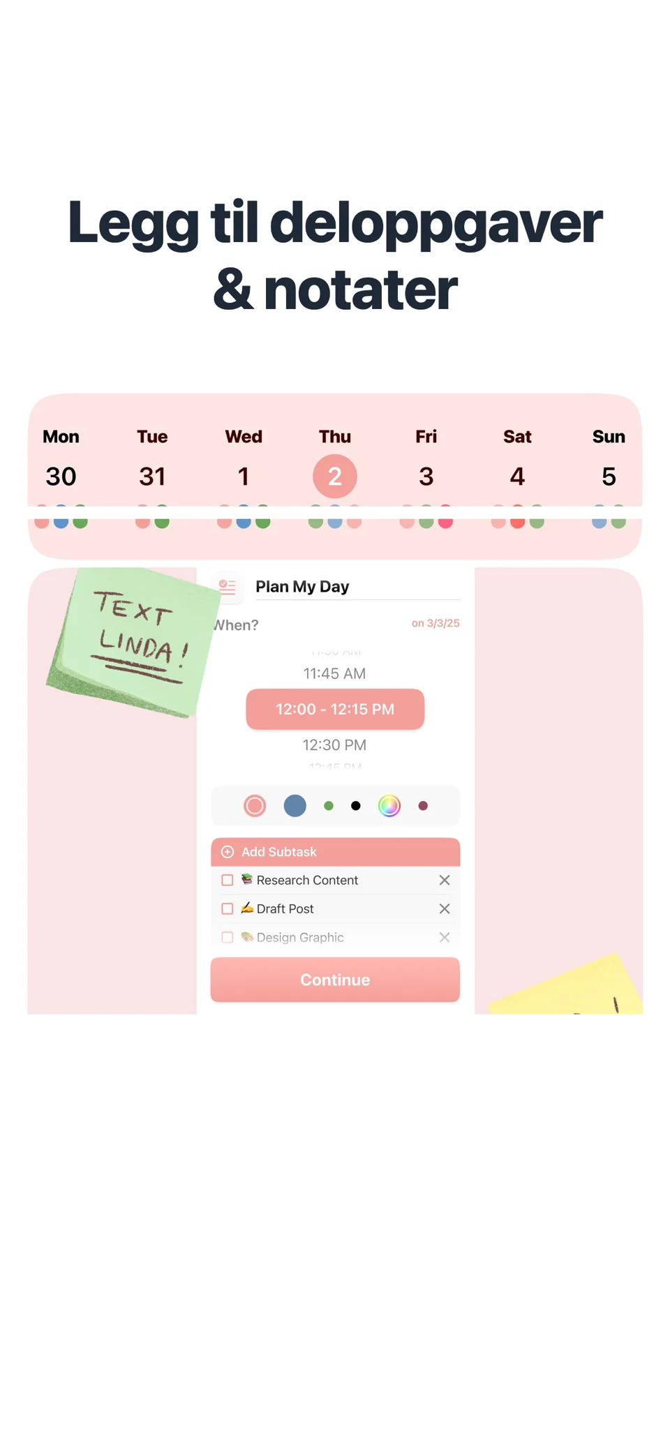 Dagsplanlegger & To-Do Plan — 5